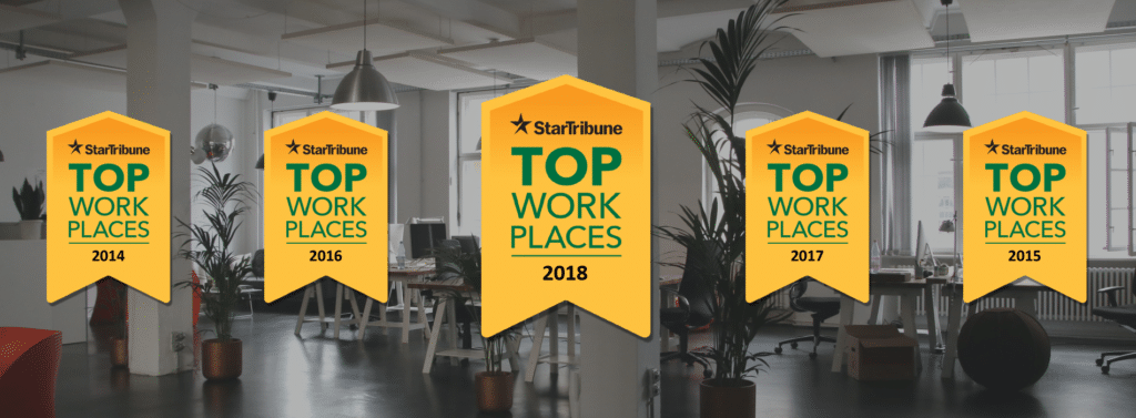 Star Tribune Top Workplaces Banners 2014-2018